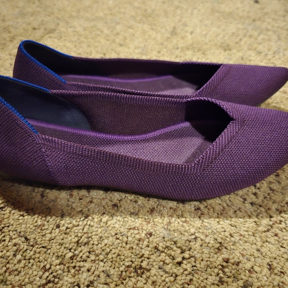 Rothy's The Point II Purple Flats 8 - Picture 2 of 7